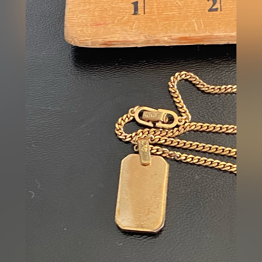 Christian Dior Gold and Silver Pendant Necklace - Picture 6 of 7